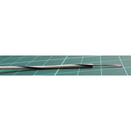 BS 4808 Part 2 Class 2, DEF 61-12 Part 6 Type 2, 1000V RMS, 2439838, PP000090, White/Black, Wire081