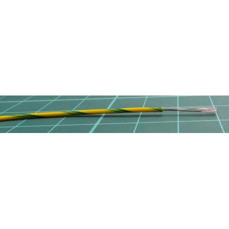 BS 4808 Part 2 Class 2, DEF 61-12 Part 6 Type 2, 1000V RMS, 2439841, PP000093, Green/Yellow, Wire101
