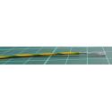24AWG, 0.22mm2, Stranded, PVC, Green/Yellow, BS 4808 Part 2 Class 2, DEF 61-12 Part 6 Type 2