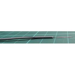20AWG, 0.5mm2, Stranded, PVC, Grey/Black, BS 4808 Part 2 Class 2, 1000V RMS, DEF 61-12 Part 6 Type 2