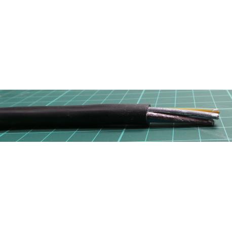 3185Y-1MMBLK100M, 1333142, Farnell, Pro Power, Black, Wire247