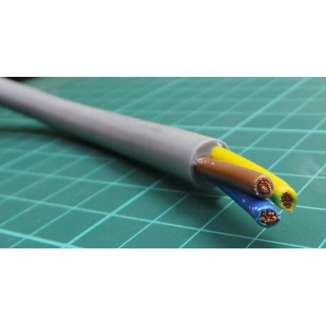 VDE 0207-363-3, VDE 0482-332-1-2, VDE 819-102 (TM54) Flame Retardant according to BS EN/IEC 60332-1-2, Grey, Wire262
