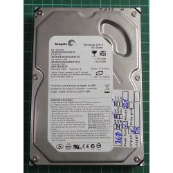 USED, Hard Disk, Seagate, Barracuda 7200.9, ST3160212A, P/N: 9BD012-065, Firmware: 3.AAE, Desktop, IDE , 160GB