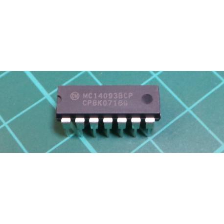 MC14093BCPG, 4x2 input nand schmitt trigers