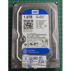 USED, Hard Disk, WD10EZEX, WD Blue, WD10EZEX-07M2NA0, Desktop, SATA ,1TB