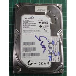 USED, Hard Disk, Seagate, Barracuda, ST250DM000, P/N: 1BD141-021, Firmware: HP73, Desktop, SATA , 250GB