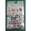 Pack of Stickers, Easter Rabbits