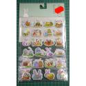 Pack of Stickers, Easter Rabbits