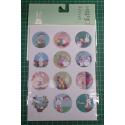 Pack of Stickers, Easter Rabbits