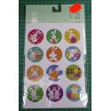 Pack of Stickers, Easter Rabbits