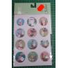 Pack of Stickers, Easter Rabbits