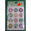 Pack of Stickers, Easter Rabbits