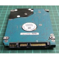 Complete Disk, PCB: G002587-0A, MK2556GSY, TOSHIBA, HDD2E63 D UL03 T, 250GB, 2.5", SATA