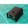 Heatsink, Black, TO-220, 19mm x 14mm x 10mm