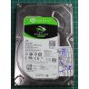 USED, Hard Disk, Seagate, Barracuda, ST1000DM010, P/N: 2EP102-500, Firmware: CC43, Desktop, SATA , 1TB