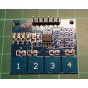 4-way Capacitive Touch Switch Module, TTP224