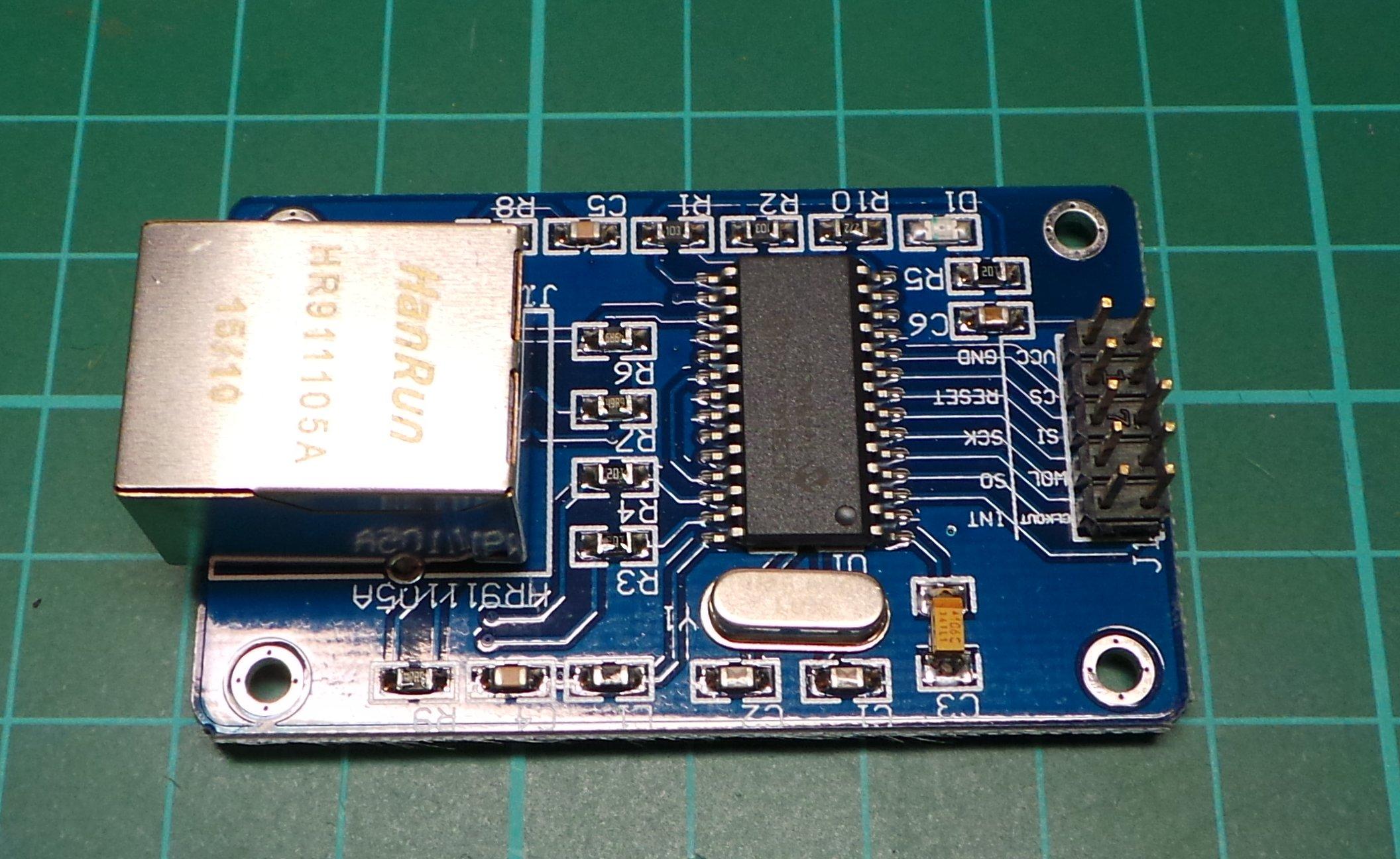 Cheap Spi Ethernet Module With Arduino Enc28j60 Pinout