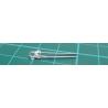 LED, White, 3mm, 16000-20000mCD, 25-30 deg, 3.0-3.4V, 20mA