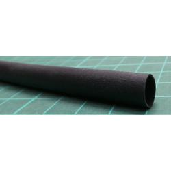 Heat Shrink Tubing, Flame Retardant, Diesel Resistant, 2:1, 0.251 ", 6.4 mm, Black, 32.8 ft