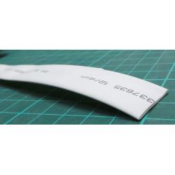 RS PRO Heat Shrink Tubing, White 12mm Sleeve Dia., 3:1 Ratio