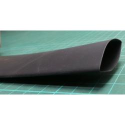 HTS25.4/BLK, Heatshrink Black 2:1 Reel