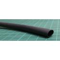 6.4mm / 2.1mm, Heatshrink, Black, 3:1