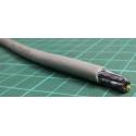 5 Core, 0.5mm2, Flex-JZ, Grey, per meter