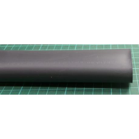RS PRO Adhesive Lined Heat Shrink Tubing, Black 24mm Sleeve Dia. Length 3:1 Ratio