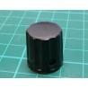 Knob, for 6mm shaft, Ø18x18mm, Screw Fixing - Metal Insert