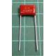 Capacitor: polyester, 47nF, 400VDC, 10mm, ±10%, 12x3.7x8.6mm, MKT