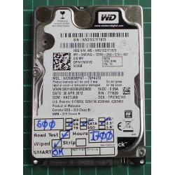 USED, Hard Disk, WD5000BPKT, WD Black, WD5000BEKT-75PK4T0, Laptop, SATA, 500GB