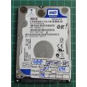 USED, Hard Disk, WD5000LPVX, WD Scorpio, WD5000LPVX-16V0TT3, Laptop, SATA, 500GB