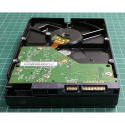 Complete Disk, PCB: 2060-771590-001 Rev A, WD2500AAJS, WD Caviar, WD2500AAJS-08L7A0, 250GB, 3.5", SATA