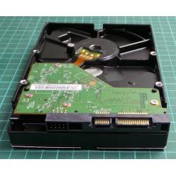 Complete Disk, PCB: 2060-771590-001 Rev A, WD2500AAJS, WD Caviar, WD2500AAJS-08L7A0, 250GB, 3.5", SATA