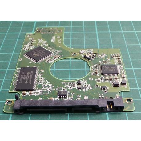 PCB: 2060-771672-001 Rev P1, WD6400BEVT, WD Scorpio, WD6400BEVT-22A0RT0, 640GB, 2.5", SATA