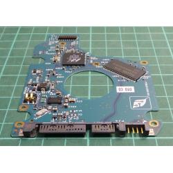 PCB: G5B0015 90000-A, MK1234GSX, TOSHIBA, HDD2D31 R ZK01 S, 120GB, 2.5", SATA