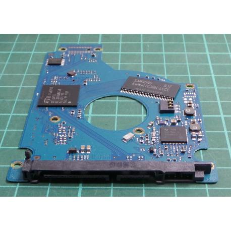 PCB: 100536286 Rev E, Momentus 5400.6, ST9500325AS, P/N: 9HH134-286, Firmware: 0002SDM1, 500GB, 2.5", SATA
