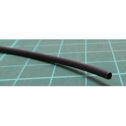 Heat Shrink Tubing, Halogen Free Normal Wall, 2:1, 0.063 ", 1.6 mm, Black, 328 ft