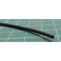 1.6mm / 0.8mm, Heatshrink, Black, 2:1, Halogen Free
