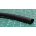 6mm / 3mm, Heatshrink, Black, 2:1