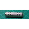 3.5mm Stereo Jack to 3.5mm Stereo Jack Adaptor, Metal