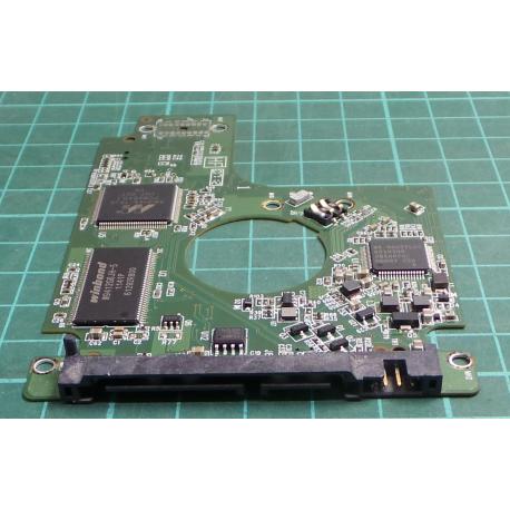 PCB: 2060-771820-000 Rev A,WD7500BPVT-24HXZ, WD Scorpio, 750GB, 2.5", SATA