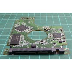 PCB: 2060-771672-004 Rev A, WD5000BEVT, WD Scorpio, WD5000BEVT-22A0RT0, 500GB, 2.5", SATA