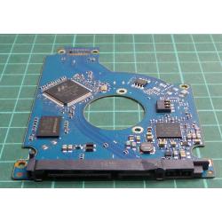 PCB: 100729420 Rev B, Momentus Thin, ST500LT012, P/N: 1DG142-540, Firmware: 0001SDM1, 500GB, 2.5", SATA