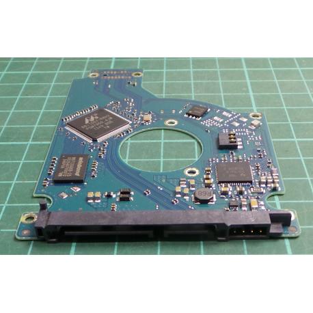 PCB: 100729420 Rev B, Momentus Thin, ST500LT012, P/N: 1DG142-500, Firmware: 0001SDM1, 500GB, 2.5", SATA