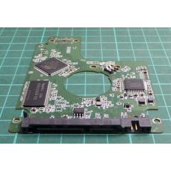 PCB: 2060-771672-004 Rev A, WD3200BPVT, WD Scorpio, WD3200BPVT-00ZEST0, 320GB, 2.5", SATA