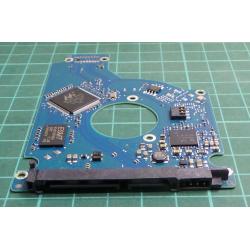 PCB: 100729420 Rev B, Laptop Thin HDD, ST500LT012, P/N: 1DG142-540, Firmware: 0001SDM1, 500GB, 2.5", SATA
