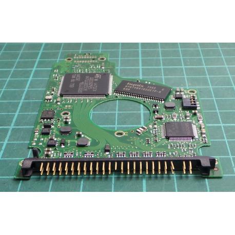 PCB: 100390531 Rev C, Momentus 5400.3, ST9120822A, P/N: 9S1033-508, Firmware: 3.ALD, 120GB, 2.5", IDE