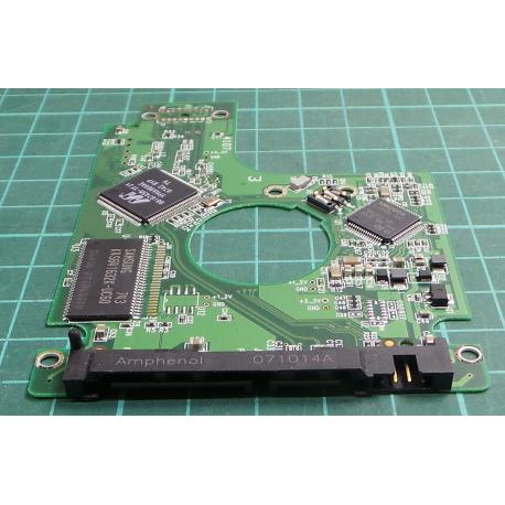PCB: 2060-701450-011 Rev A, WD1200BEVS, WD Scorpio, WD1200BEVS-08RS, 120GB, 2.5", SATA