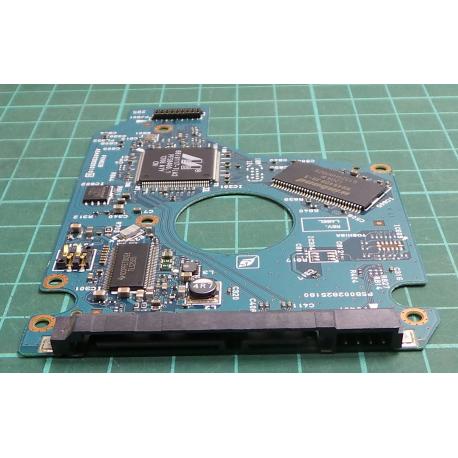 PCB: G002825A,MK3276GSX, HDD2J94 R SL01 T, TOSHIBA, 320GB, 2.5", SATA